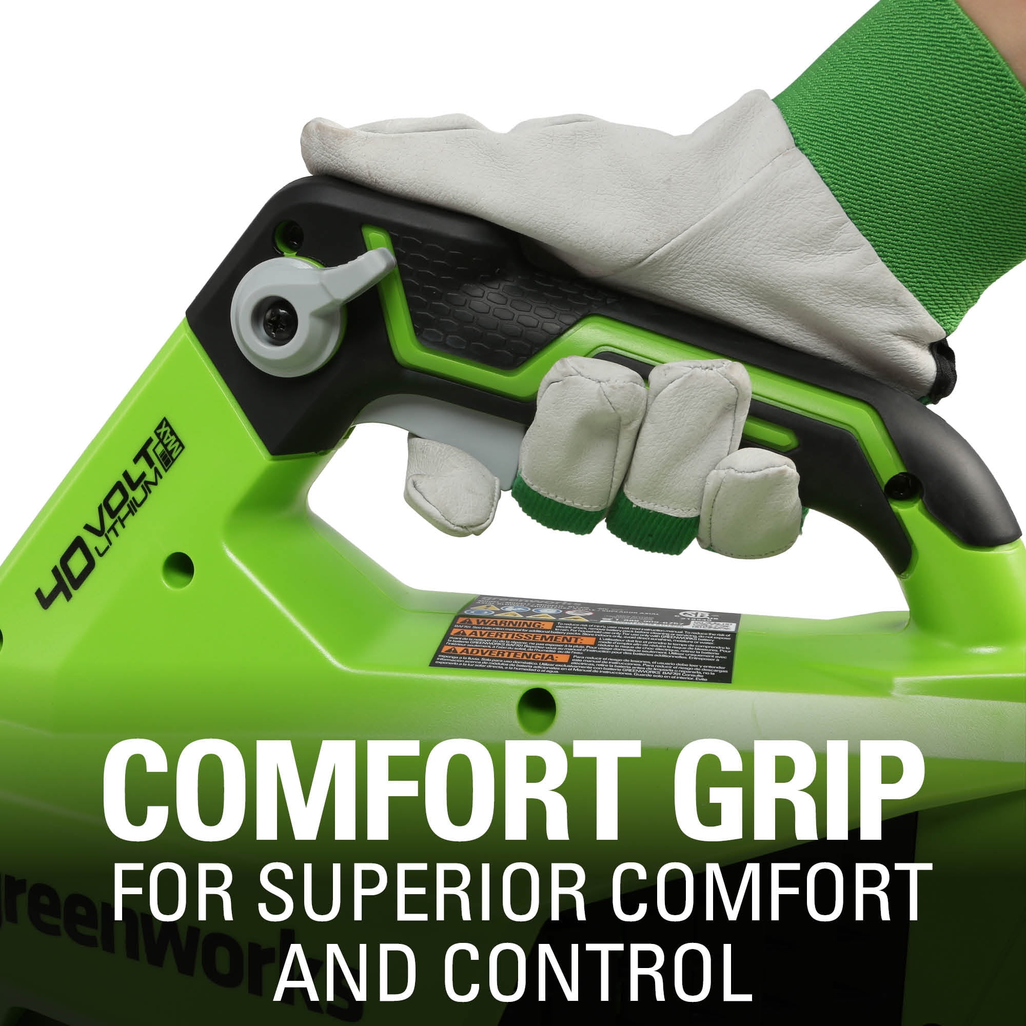 Greenworks 40V 120 Mph at 450 Cfm Axial Blower with 2.5Ah Battery & Charger 2411902