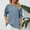 Gray, variant on Women Shirt Fashion Durable Loose Christmas gift Thin section Trendy Lining Loose Fitting Short Sleeve Gray Sexy Lining Size S