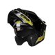 thumbnail image 3 of Casco Abatible Kov Batman Amarillo Dc Comics Con Led Certificado Dot, 3 of 4