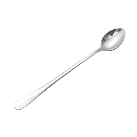 

Stainless Steel Spoon Silver Long Handled Ice Cream Dessert Teaspoons Coffee Milk Mixing Stirring Spoon Creative Tableware Tool