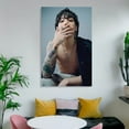 thumbnail image 6 of Jung Kook Singer Poster Picture Print Wall Art Poster Painting Canvas Posters Artworks Gift Room Aesthetic 16x24inch(40x60cm), 6 of 6