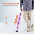 thumbnail image 3 of KFFKFF Walking Cane for Men and Women, Collapsible Mobility Rod with Eight-Stage Height Modification, Quadruple-Hinged Foundation, Compact & Transportable Assistance Device, 250LBS Capacity, 3 of 9