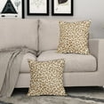 thumbnail image 3 of Brown Leopard Print Pillow Covers 20x20 Set of 2 Cheetah Animal Pattern Chinoiserie Decorative Outdoor Pillowcases Rustic Farmhouse Zipper Throw Cushion Case Decor for Home Couch Sofa Bed, 3 of 6