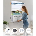 thumbnail image 4 of 12000 BTU Window Air Conditioner 2 Pack-Smart WiFi App Control with Remote-Energy Efficient Cooling-Multiple Modes and Fan Speeds-Sleep Mode 24H Timer-Cools up to 550 Sq Ft for Bedroom Living Room, 4 of 8