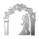 thumbnail image 1 of Plantilla de troqueles de corte para bodas, molde de acero al carbono, accesorios, 1 of 5
