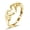 14K Gold-Plated, variant on Hand Heart Promise Ring for Women 14K Black Gold Plated Size 6 for Everyday Wear Gift Box Included