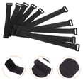 thumbnail image 3 of 10 Pcs Bike Rack Hitch Tie Mountain Cycling Fixing Bands 30X2CM Black, 3 of 8