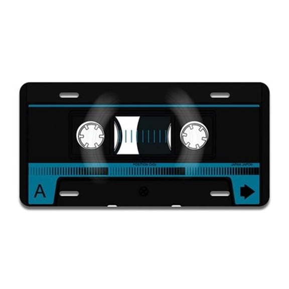 SignMission A-LP-03-106 Aluminum License Plate - Cassette Tape