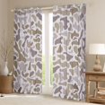 thumbnail image 2 of Homewish Retro Camo Camouflage Black Out Curtains,Rustic Farmhouse Curtains Pack of 2 (42x63 Each),Gray Brown Bedroom Curtains For Teens,Microfiber Bedroom Decor, 2 of 6