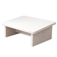 thumbnail image 4 of Minkissy Small Step Stool White Wood Comfortable Sitting Position 1Pcs, 4 of 8