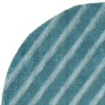 thumbnail image 5 of SAFAVIEH Olympia Isaiah Geometric Polyester Shag Area Rug, Blue, 6'7" x 6'7" Round, 5 of 7
