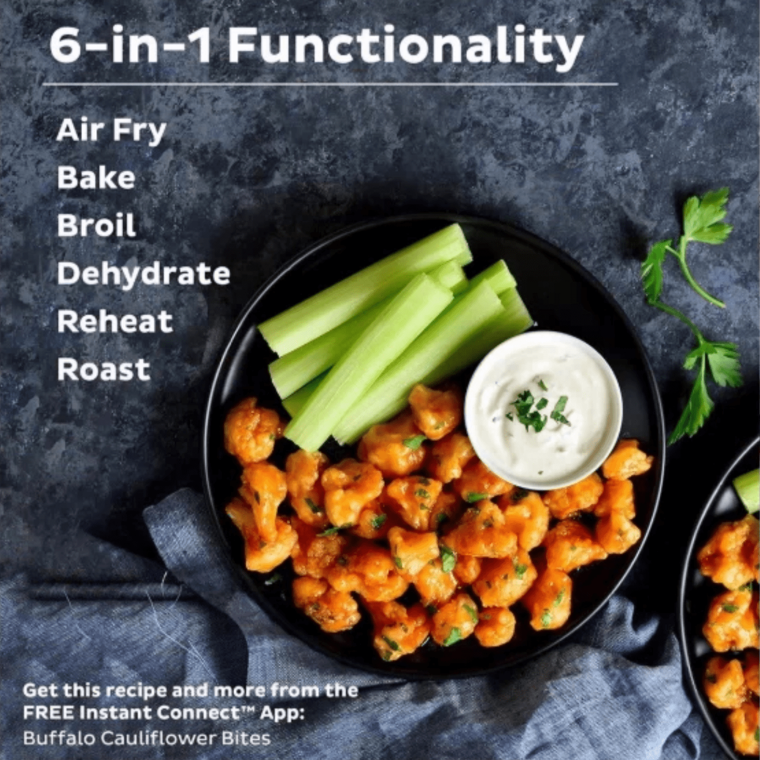 Stainless Steel Touch Screen Air Fryer, Customizable Program Options, Six In One Function, Crispy, Baked, Dehydrated, Baked, Reheated