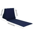 thumbnail image 3 of Leodye 1PCS Foldable Beach Cushion Inflatable Lounger Flocking Fabric for Beach Camping and Backyard Use -54.33x18.9x18.9in, 3 of 6