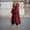 Red, variant on Women's Jackets Long Hooded Jacket with Zipper Casual Design and Pockets for Fall Fashion