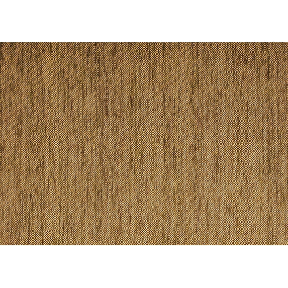 Ahgly Company Indoor Rectangle Abstract Orange Contemporary Area Rugs, 7' x 10'