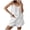 Z49 White, variant on Two Piece Pajama Set for Women Flattering Cami Top and High Waisted Casual Shorts Cotton Linen Soft Breathable Home Sleepwear White,L