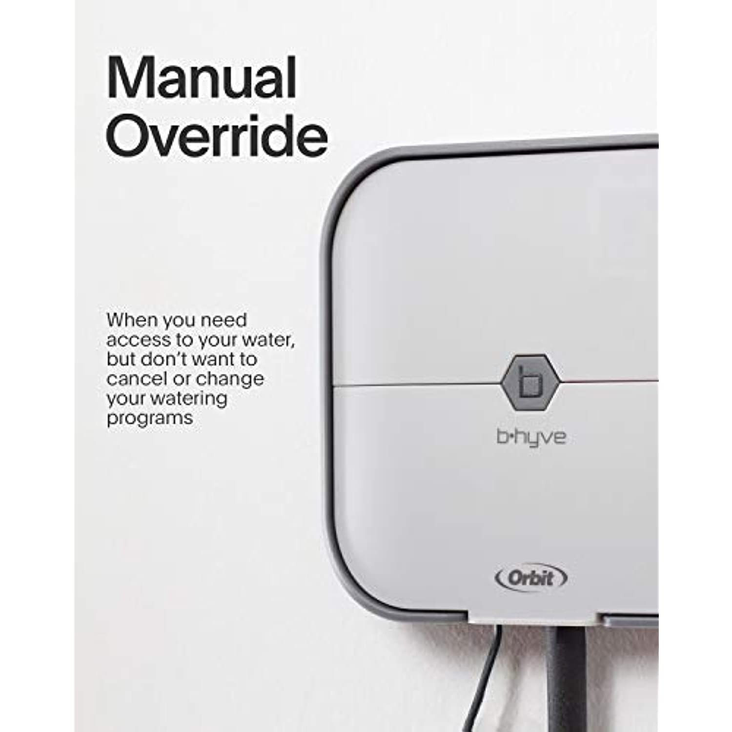 Orbit B-hyve Smart EPA WaterSense Labeled 4-Zone Indoor Sprinkler Timer/Controller; 8.75" H x 6.5" W x 2.75" D - image 5 of 11