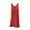 Red1, variant on yillto Nightgowns for Women Sleeveless V Neck Lounge Nightdress Sleepwear Comfy Pleated Nightgown