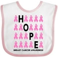 thumbnail image 3 of Inktastic Hope Breast Cancer Awareness Boys or Girls Baby Bib, 3 of 4