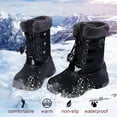 thumbnail image 2 of Nova Utopia Boys Girls Snow Boots NFWB03 BlackGrey 1, 2 of 7