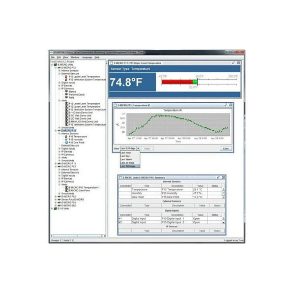 NTI E-MNG-LC Manage 3000 ENVIROMUX-MICRO-T(RHP) & ENVIROMUX-1W units w/2-Yr Warranty