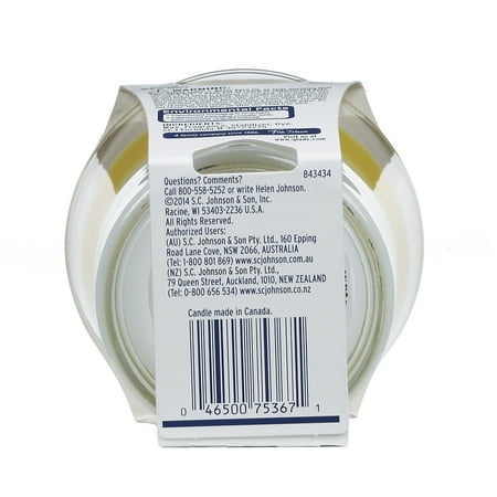 Glade 2in1 Jar Candle Air Freshener, Clean Linen & Sunny Days, 3.8 oz