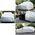 thumbnail image 6 of KOUKOU Station Wagon Car Cover Waterproof All Weather for Automobiles, Size A11（178-190 inch）,Silver, 6 of 6