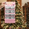 thumbnail image 4 of 10 Pcs Christmas Money & Gifts Holders, Christmas Money Card, Santa Claus Greeting Cards, Christmas Surprise Gift for Family Friends, Christmas Cash Card, Money Holders with 10 Envelopes Cards, Pink, 4 of 4