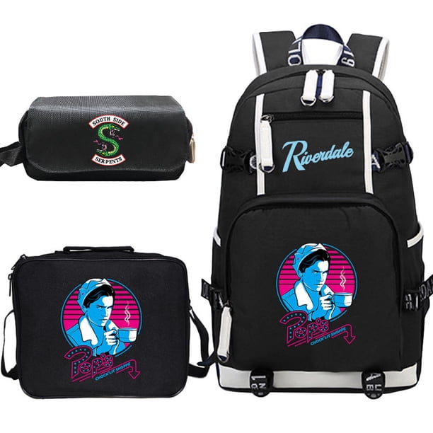 Set de mochilas Riverdales Anime School para niños
