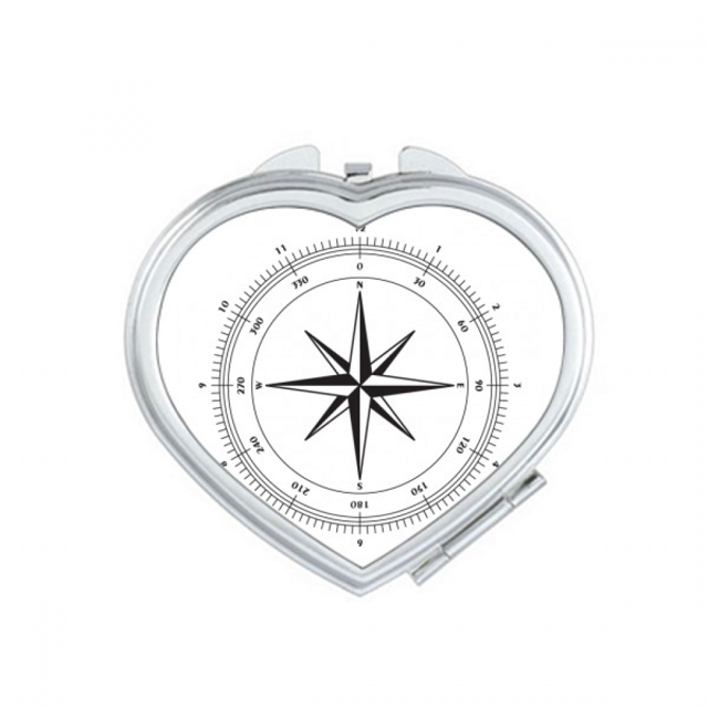 Dial Position Digital Direction Mirror Travel Magnification Portable Handheld Pocket Makeup
