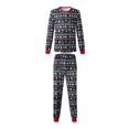 thumbnail image 3 of Family Matching Christmas Pajamas Set Holiday Snowflake Sleepwear  PJS Set for Couples and Kids, 3 of 4