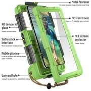 Shellbox Professional Waterproof Phone Housing 50ft Snorkeling Scuba Diving Case for iPhone Samsung Universal Smartphones Underwater Protective Cover for Outdoor Swimming Surfing with Lanyard(Green)