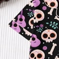 thumbnail image 4 of Yiyuu Halloween Pajama Sets for Girls Short Sleeve Sleepwear Set Loungewear, Sizes 3-14, 4 of 8