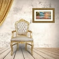 thumbnail image 3 of Pangea Images 32x18 Gold Ornate Wood Framed with Double Matting Museum Art Print Titled - Beach in Maui, Hawaii, at sunset, 3 of 4