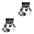 thumbnail image 4 of Sidaley Faro de coche, motocicleta, impermeable, foco LED, Mini lámpara de luz, camiones, SUV, accesorios universales, 2 luces/1 interruptor 2 luces/1 interruptor 2piezas, 4 of 6