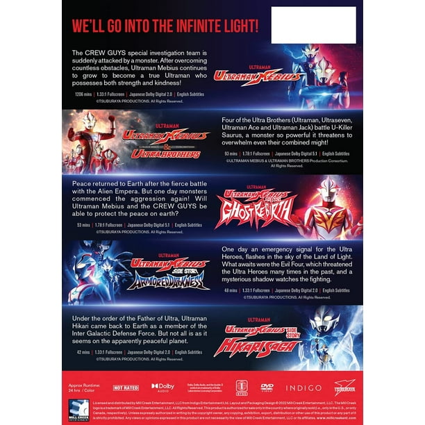 Ultraman Mebius Collection: Series + 4 Movies (DVD) - Walmart