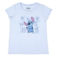 thumbnail image 3 of Disney Girls' Lilo & Stitch Experiment 626 Stitch Design Kids Short Sleeve T-Shirt, 3 of 5