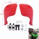 thumbnail image 4 of Guardamanos de Cepillo de Mano Universal para Manillar de Motocicleta de 7/8 Pulgadas 22 Mm Negro Soledad Protectores de mano de motocicleta, 4 of 9