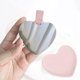 thumbnail image 5 of Espejo compacto de acero inoxidable, espejo de bolsillo irrompible en forma de corazón con bolsa de cuero de PU, mini espejo portátil para bolsa de maquillaje de viaje, para mujeres y niñas (rosa), 5 of 5