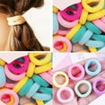 thumbnail image 6 of 100 Pcs Baby Girls Colorful Small Elastic Hair Bands Children Ponytail Holder Children Headband Rubber Band Hair Accessories, 6 of 9