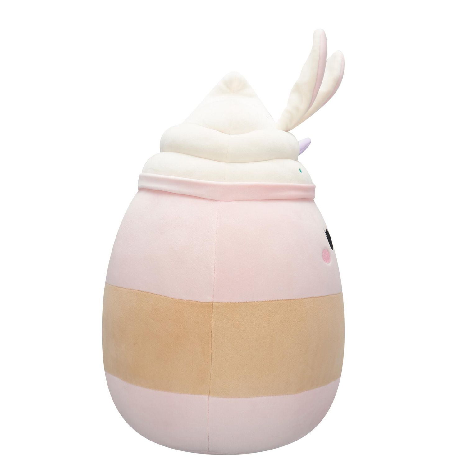 Peluche Squishmallows de Pâques 16" - Suey le lapin rose Milkshake