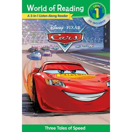 World of Reading Cars 3-in-1 Listen-Along Reader (World of Reading Level 1) : 3 Tales of Adventure with