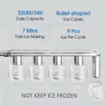 thumbnail image 3 of SOOPYK Bottom Loading Water Dooler Dispenser with Ice Maker for 5 Gallon Bottle,Hot/Cold/Room,Ice Full Alert,22lbs/24H,Self-Clean,Child Safety LockBlack, 3 of 10