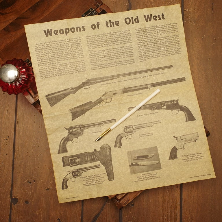 West Outlaws Weapons Gun Posters Parchment Paper Western Decor Pistol Wall Art West Outlaws Weapons Gun Posters Parchment Paper Western Decor Pistol Wall Art