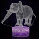 thumbnail image 4 of Creative Touch 3d Led Night Light Elephant Modeling Bedside Table Lamp, 4 of 5