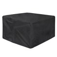 thumbnail image 1 of Coolmade Fire Pit Cover - Waterproof 600D Heavy Duty Square Patio Fire Pit Table Cover Black - 44 x 44 inch, 1 of 7