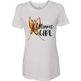 thumbnail image 3 of Inktastic Illinois Girl Butterfly Women's T-Shirt, 3 of 5
