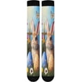 thumbnail image 7 of Coolnut Cute Rabbits and Easter Eggs Compression Socks for Women&Men Circulation-Best Support for Nurses, Running, Athletic-1 Pairs Gift, 7 of 7