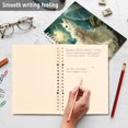 thumbnail image 5 of WOBOGO Princess White Cat Notebook College Horizontal Grid Paper Ink Spill Resistant Water Resistant Cover 8.3x5.7x0.4in, 5 of 8