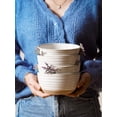 thumbnail image 3 of LE TAUCI Cereal Bowls Set of 4, Ceramic Soup Bowl 28 oz, Stoneware Kitchen for Pho, Chip, Fruit, Salad, Noodle, Ramen, Dishwasher Oven Microwave Safe - 6 Inch, Arctic white, 3 of 3
